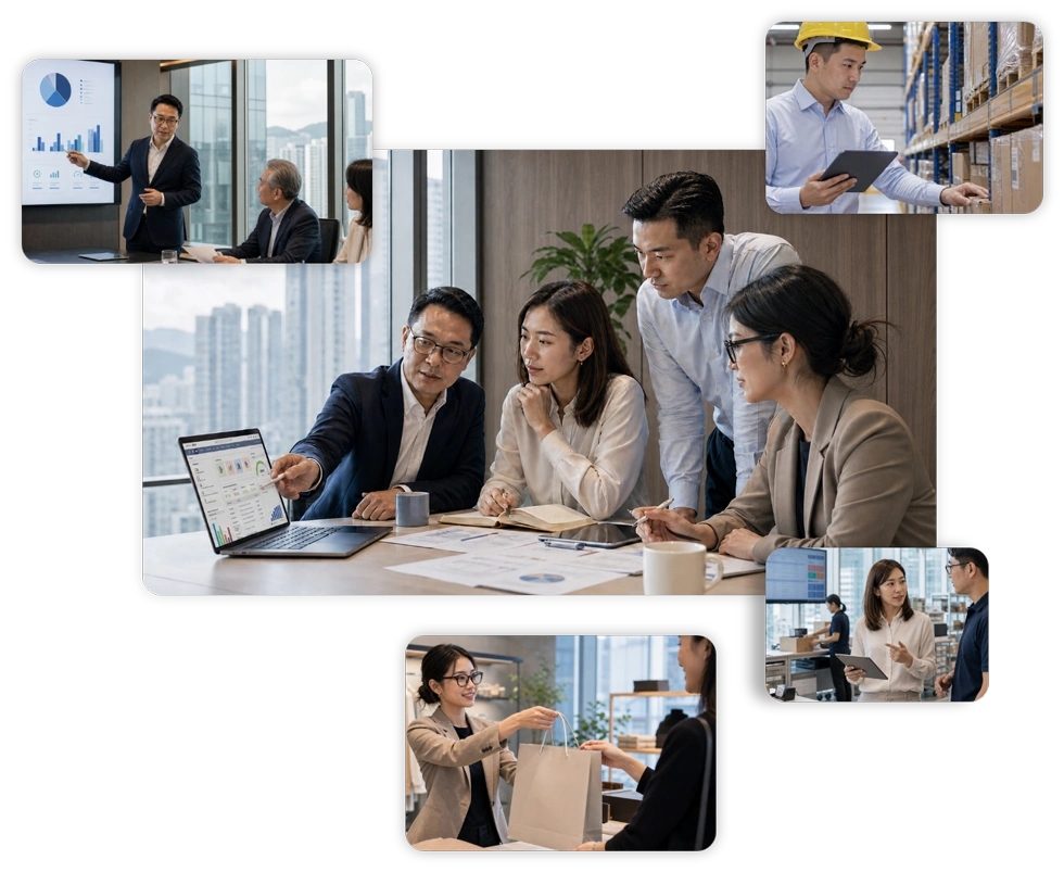 企業團隊運用 ERP 整合營運資訊