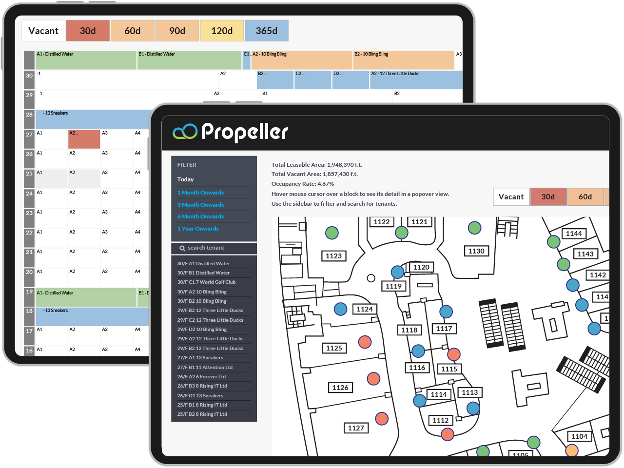 Stacking Plan / Floor Plan
