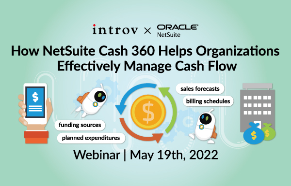 [線上研討會] 現金為王, 如何透過NetSuite Cash 360 有效管理企業現金流 (2022年5月19日）
