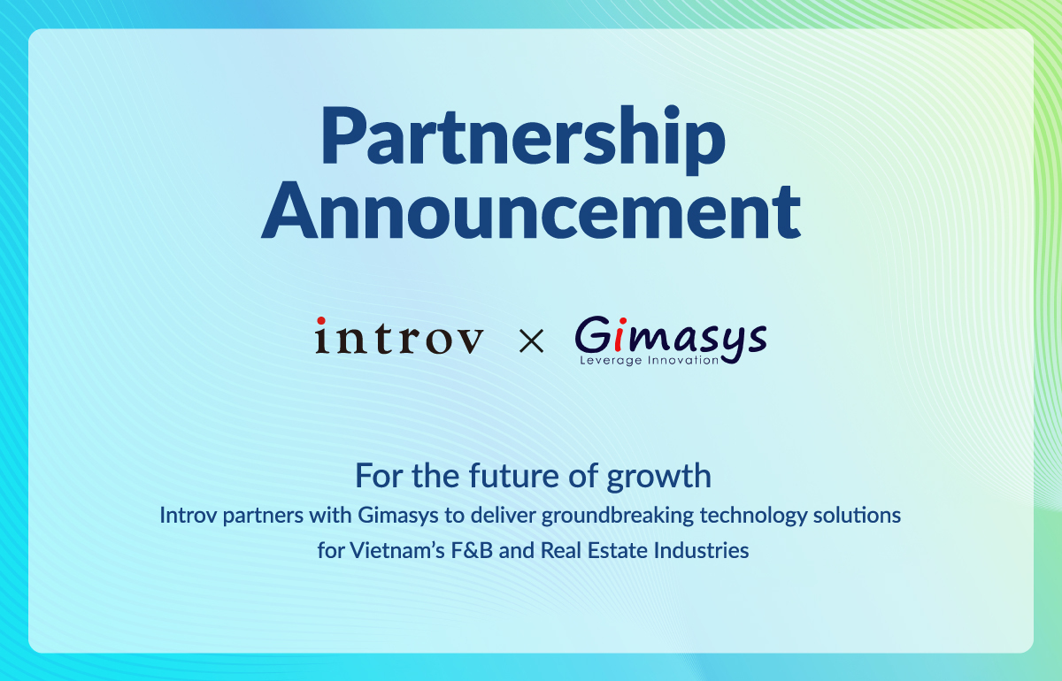 Introv 宣布與 Gimasys Limited建立戰略合作夥伴關係