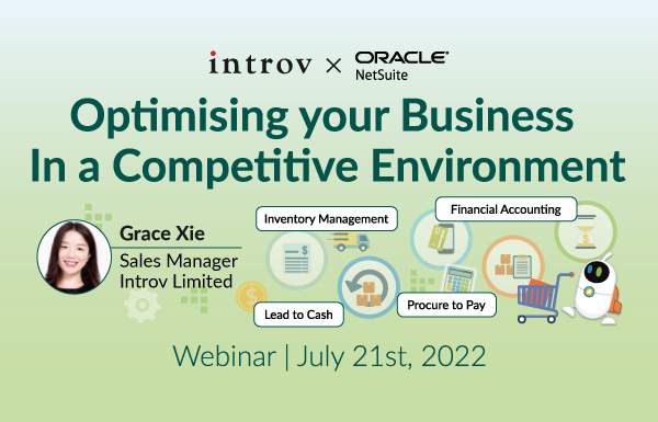 Webinar: Optimising your Business in a Competitive Environment (July 21st 2022)