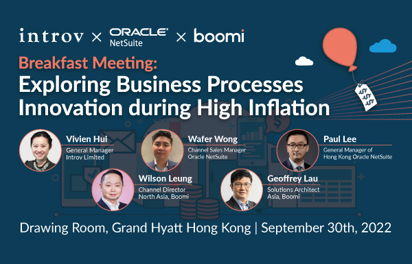 Breakfast Meeting: Exploring Business Processes Innovation during High Inflation (September 30th, 2022)