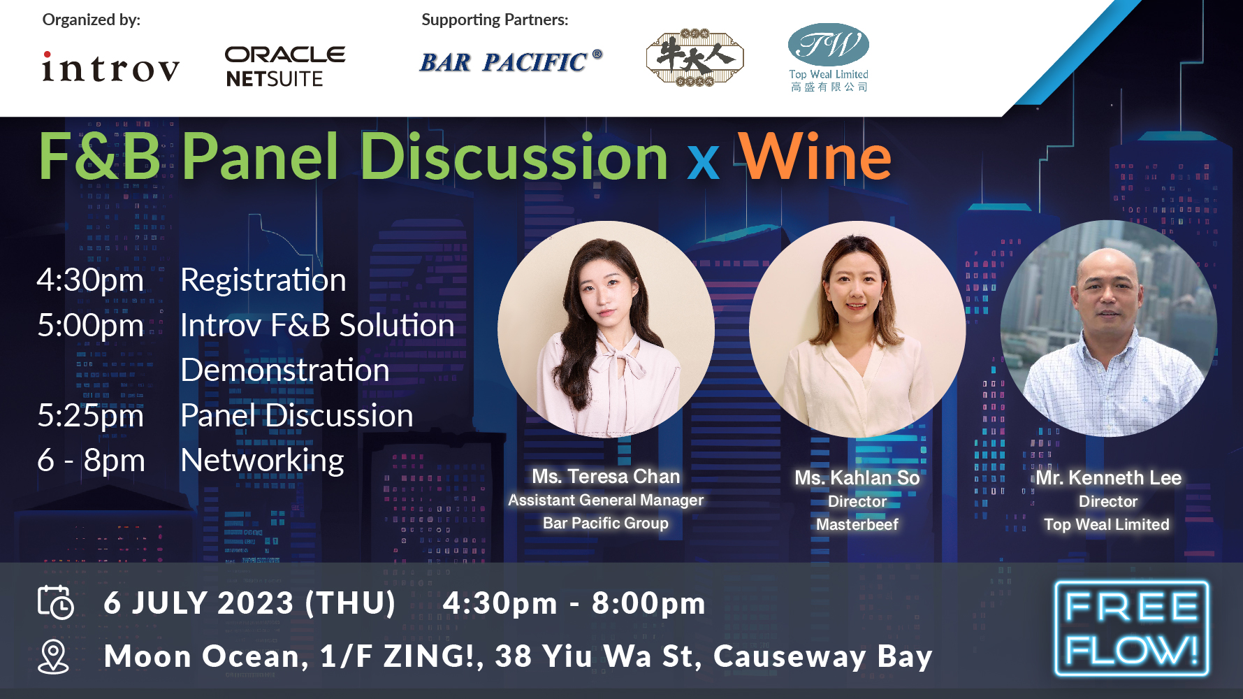 F&B Panel Discussion X Wine Event  (6 July 2023)