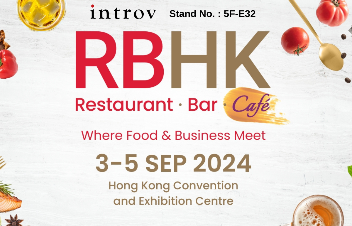 Introv will participate Restaurant, Bar & Café Hong Kong (RBHK) (3-5 Sep 2024)