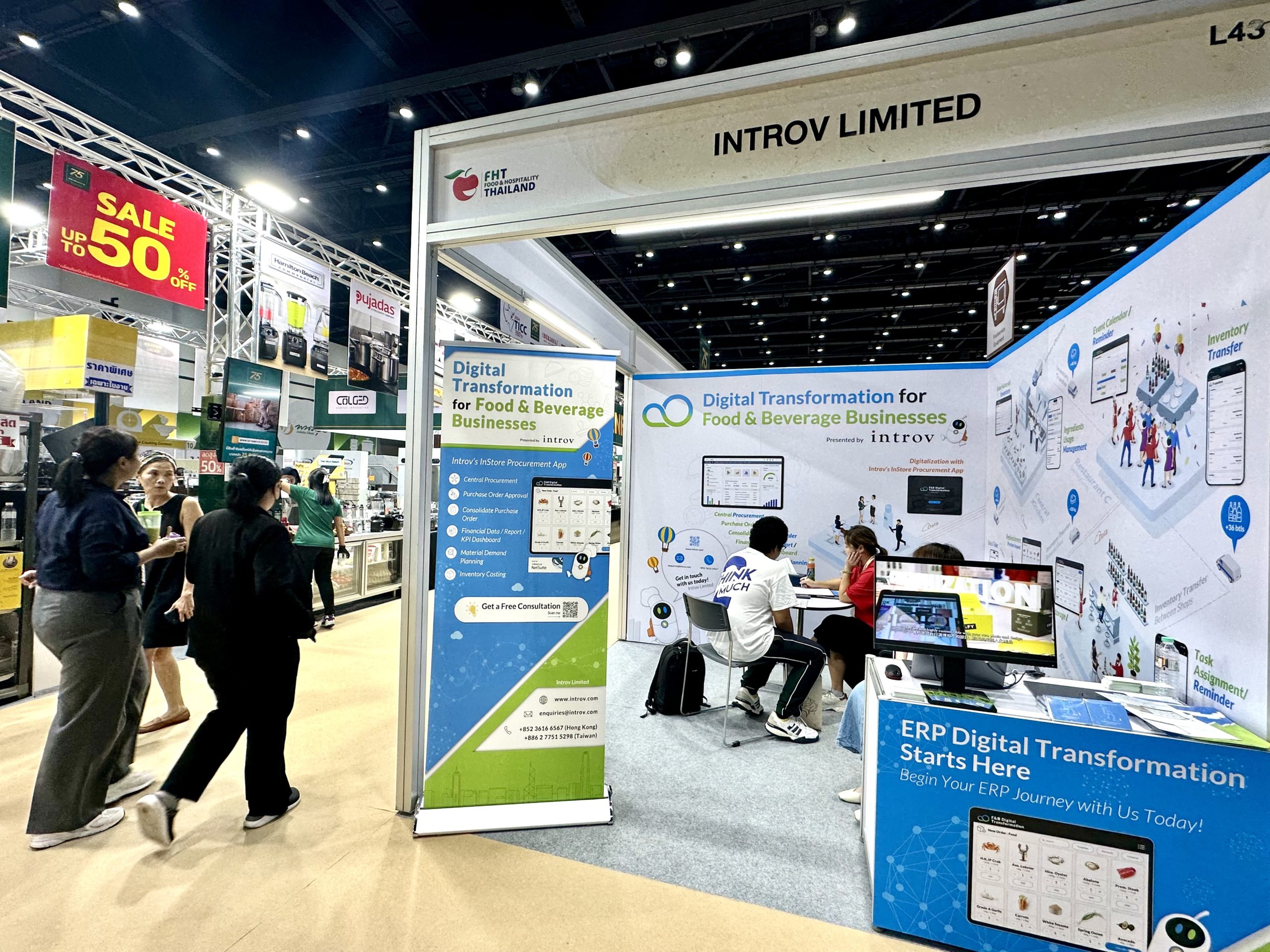 [Thailand Tradeshow] Introv has showcased the F&B solutions at FTH 2024 (21-24 Aug 2024)