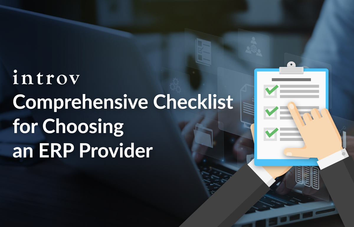 Comprehensive Checklist for Choosing an ERP Provider