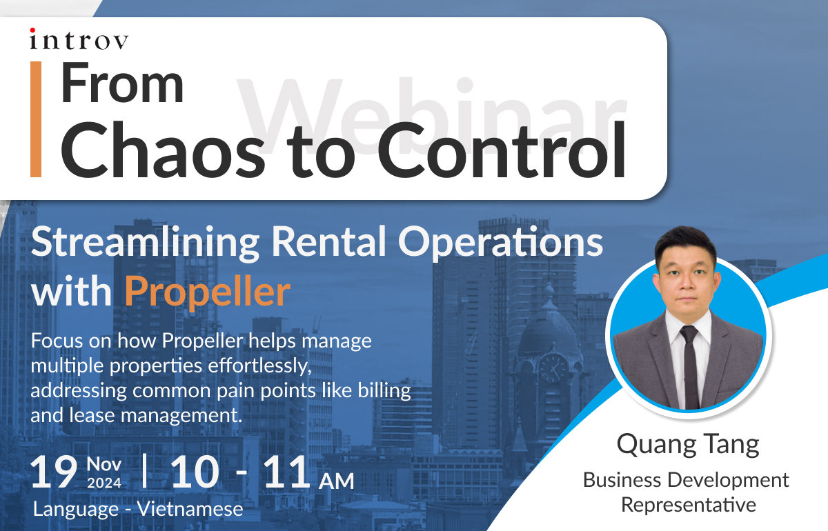 Vietnam Webinar: From Chaos to Control: Streamlining Rental Operations with Propeller (19th Nov 2024)