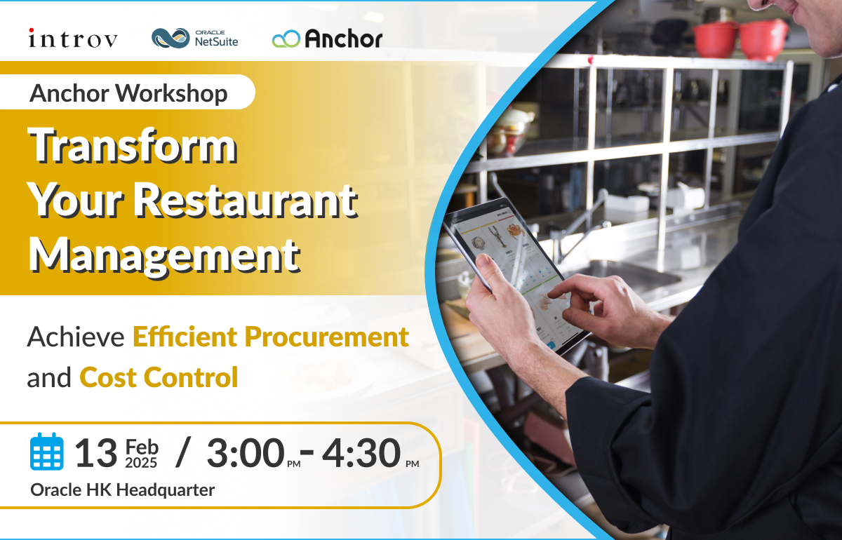 Anchor Workshop:  Efficient Procurement and Cost Management in Restaurants  (13 Feb 2025)