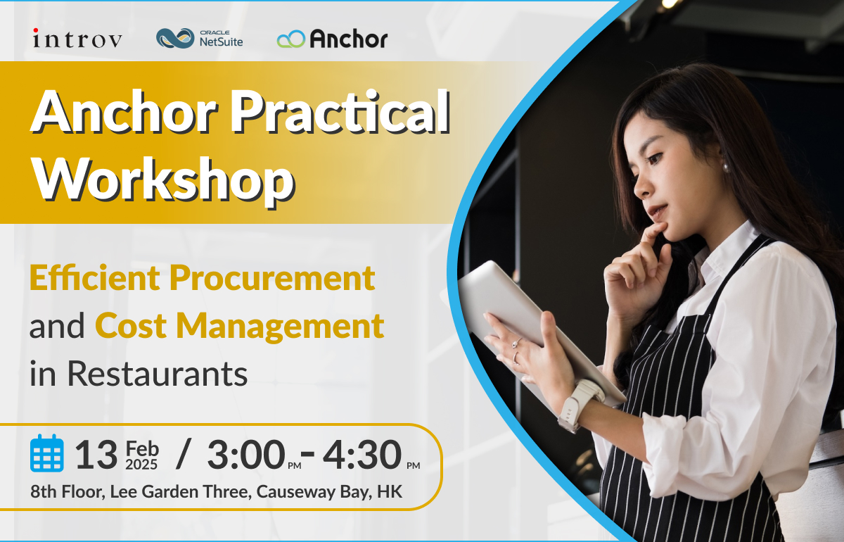 Anchor Workshop:  Efficient Procurement and Cost Management in Restaurants  (13 Feb 2025)