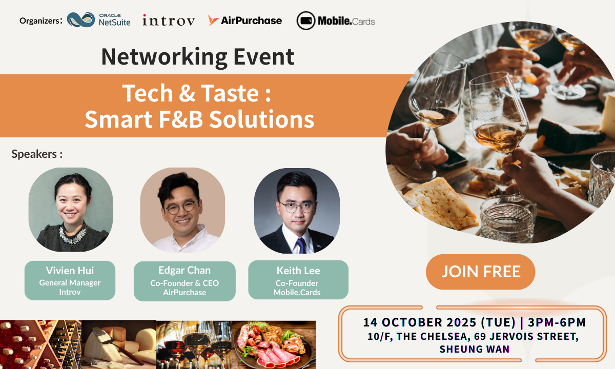 Tech & Taste: Smart F&B Solutions (14 Oct 2025)